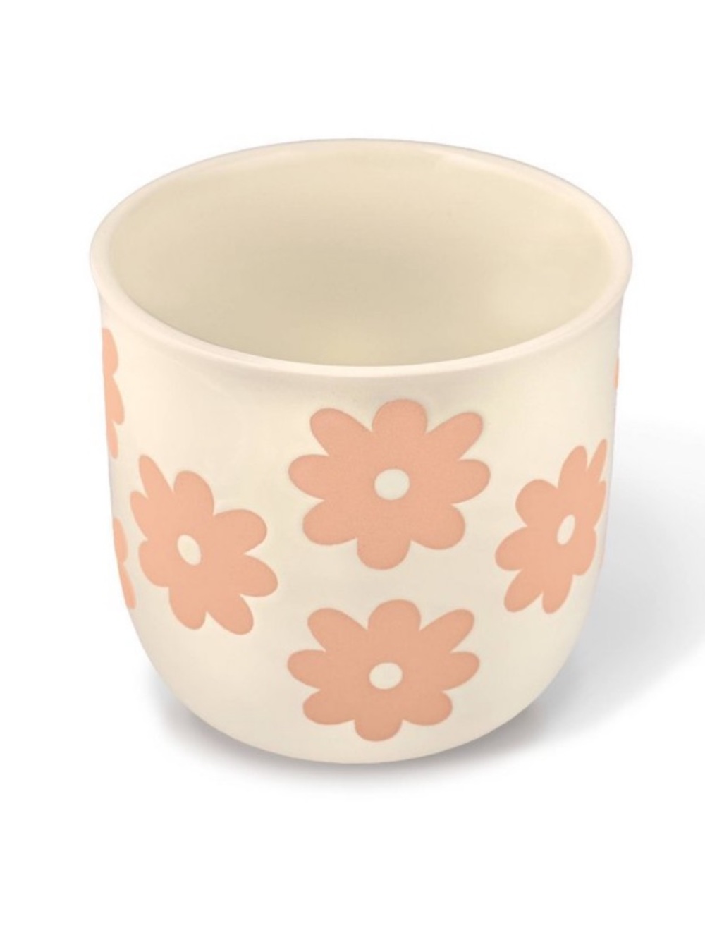 Spring Floral Ceramic Planter with Daisy Pattern by Target Bullseye’s Playground - Picture 2 of 5
